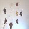 The "Bigfoot and Yeti and Sasquatch, OH MY!" Hanging Mobile