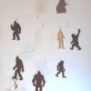 The "Bigfoot and Yeti and Sasquatch, OH MY!" Hanging Mobile