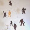 BigfootMobile3 The "Bigfoot and Yeti and Sasquatch, OH MY!" Hanging Mobile
