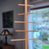 Table Top Dowel Tree with Golden Star Topper