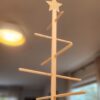Table Top Dowel Tree with Golden Star Topper