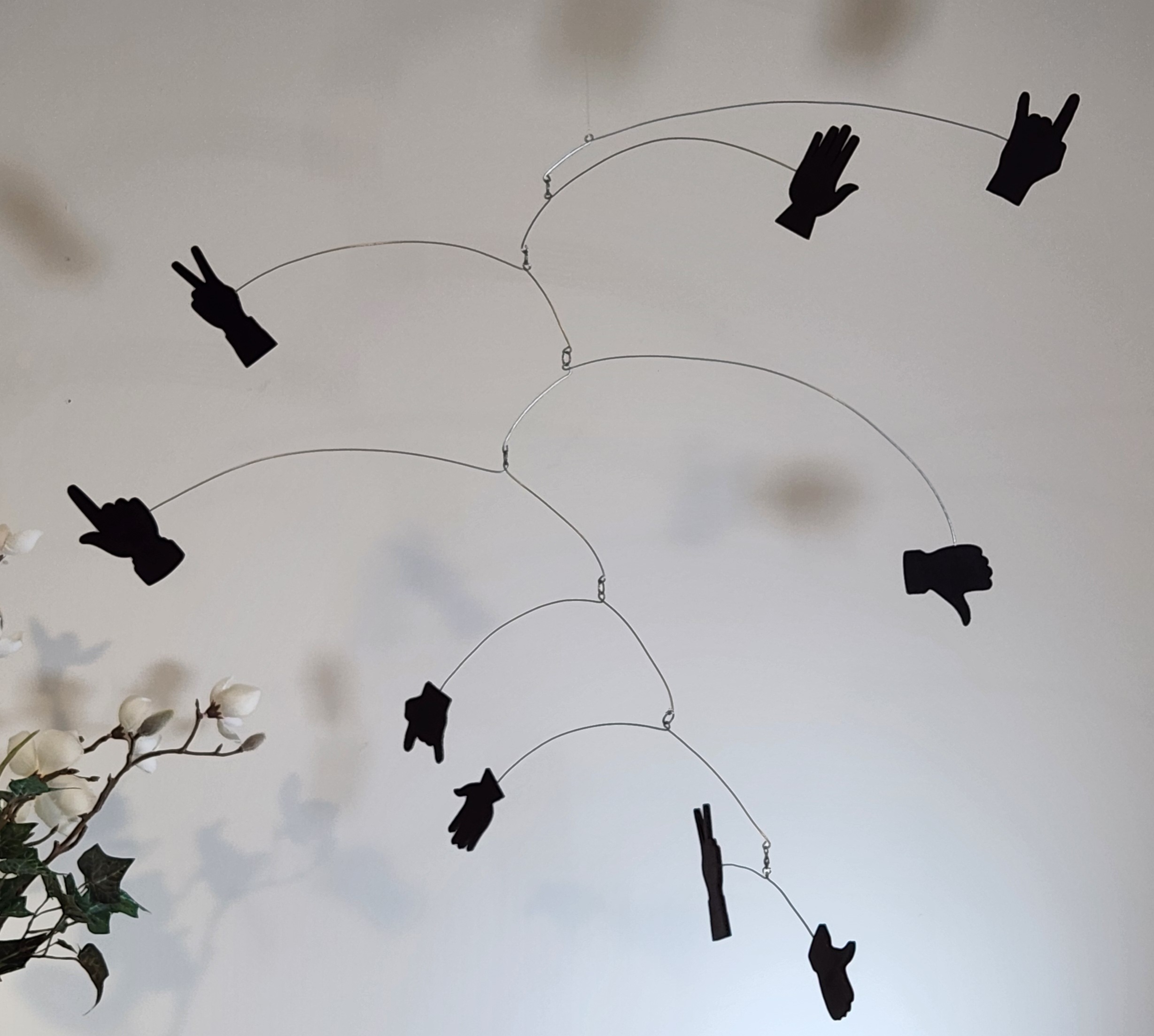 The "Lenda Hand" Hanging Mobile