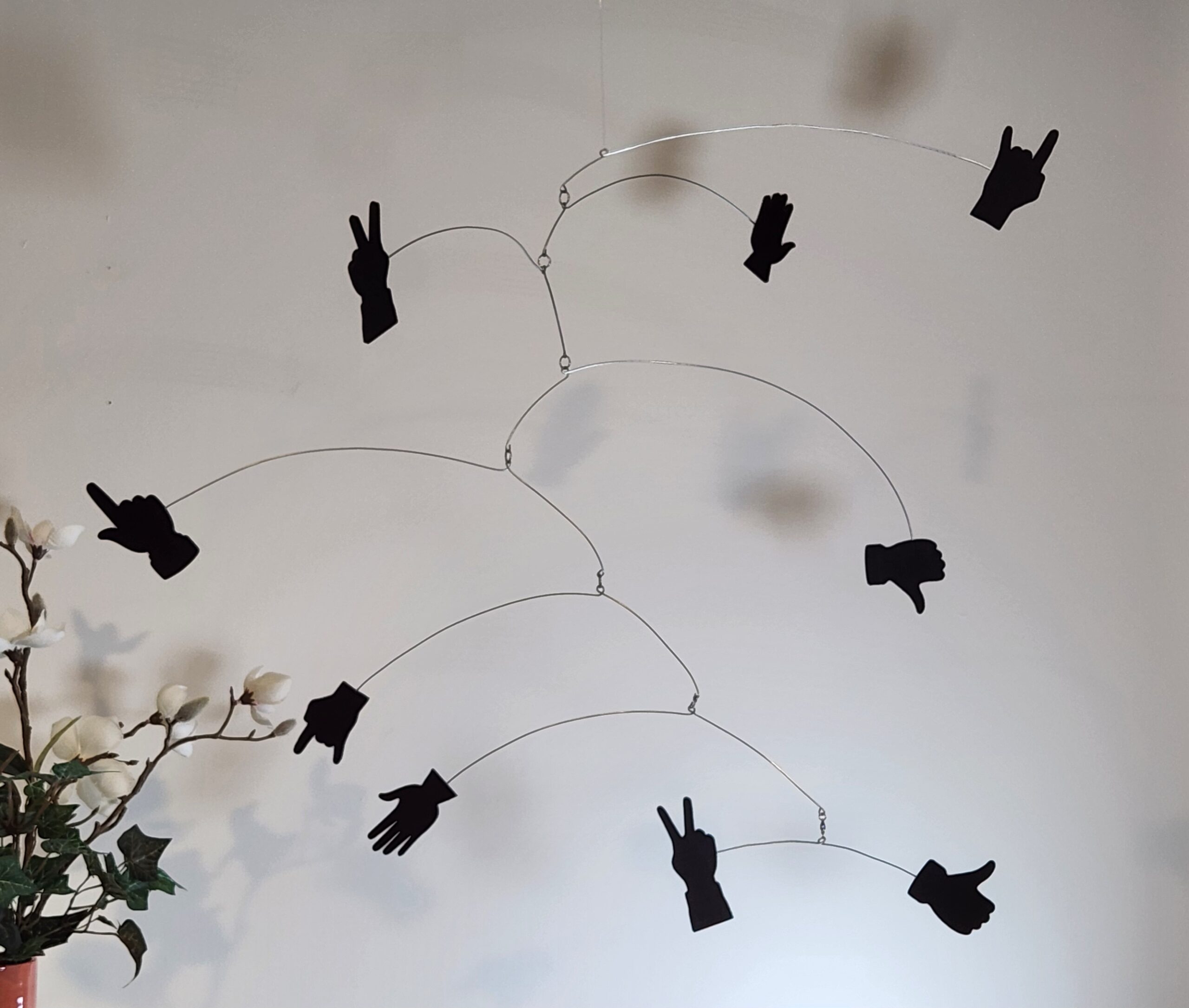 The "Lenda Hand" Hanging Mobile