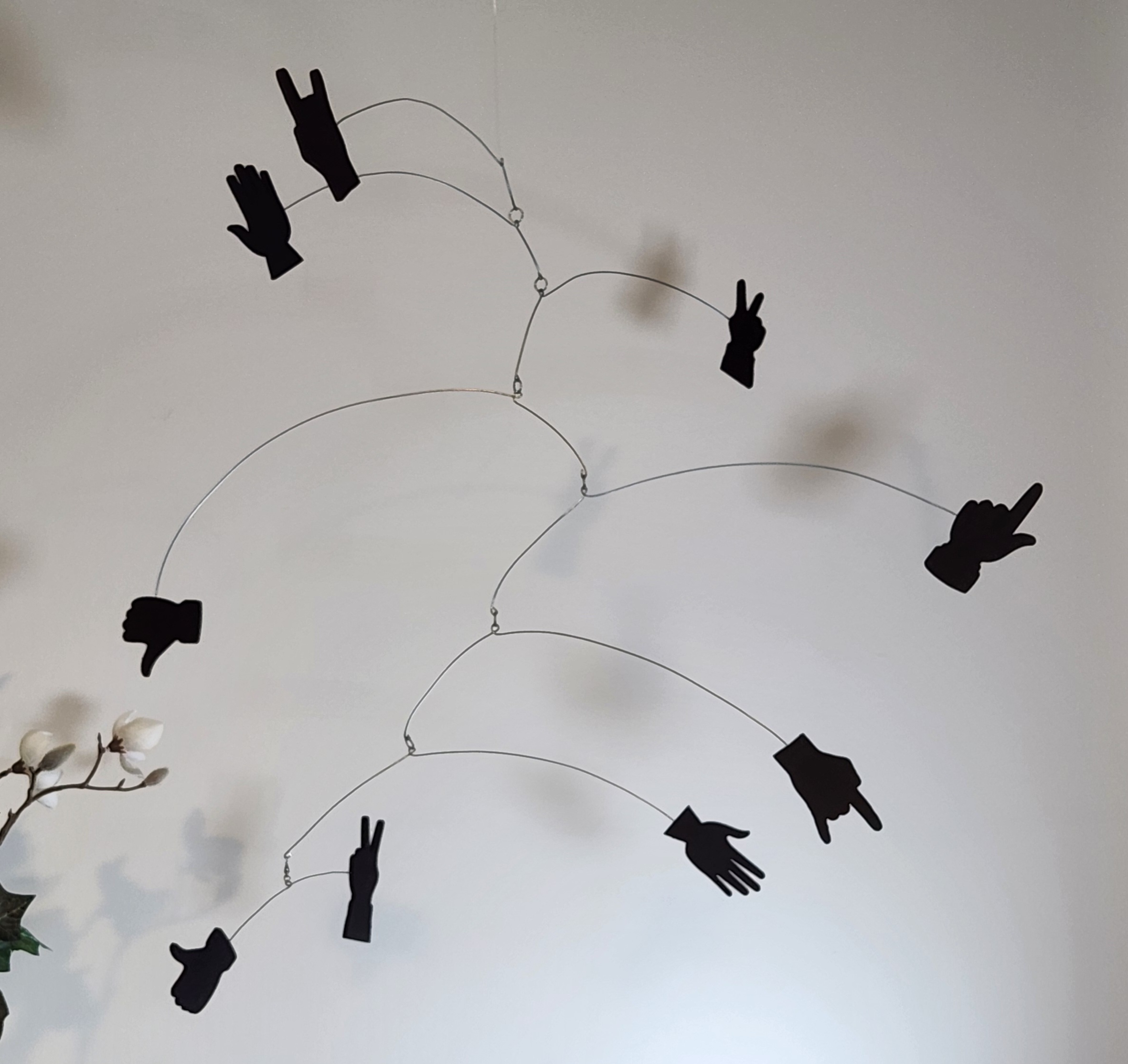 The "Lenda Hand" Hanging Mobile