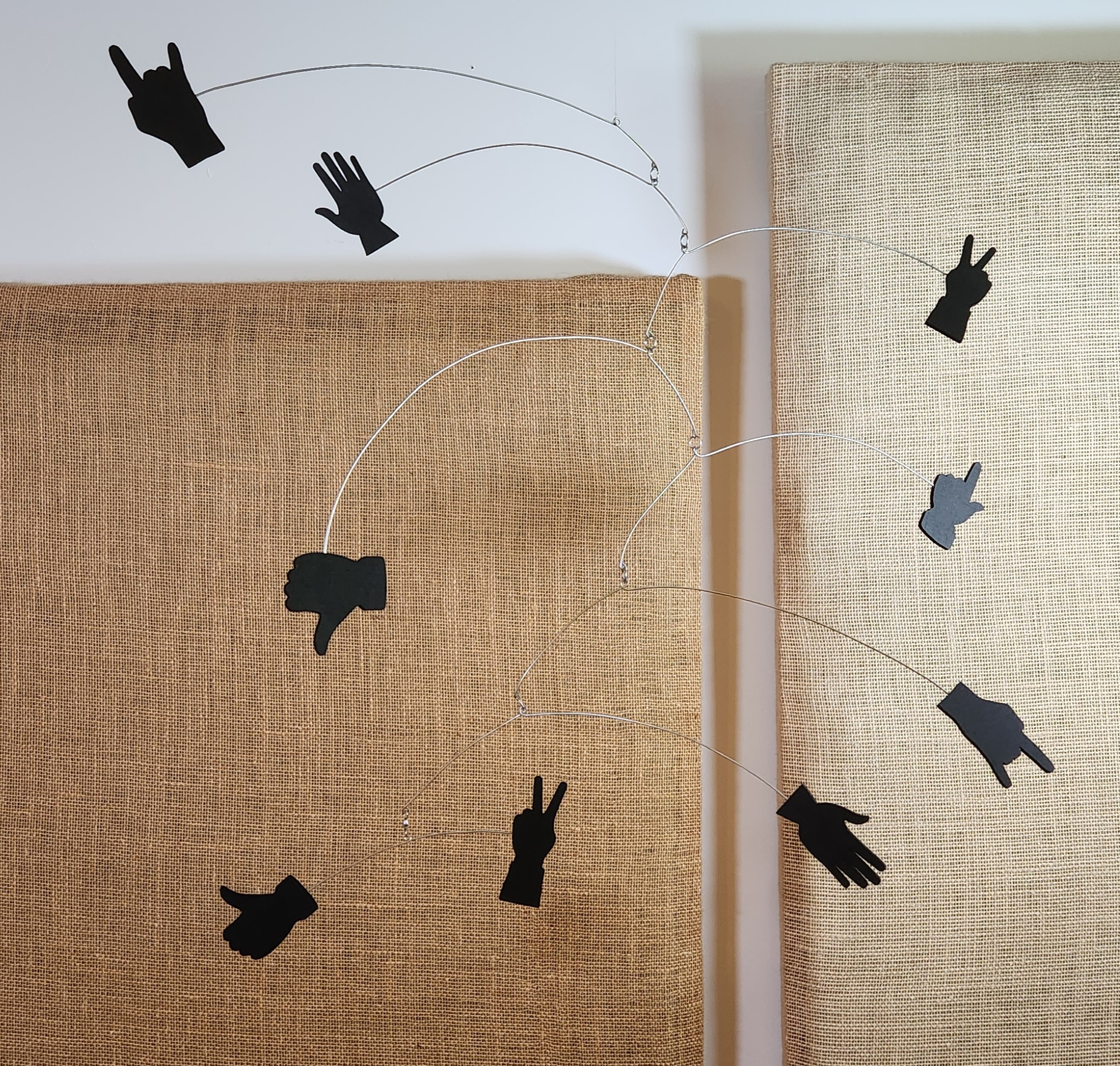 The "Lenda Hand" Hanging Mobile