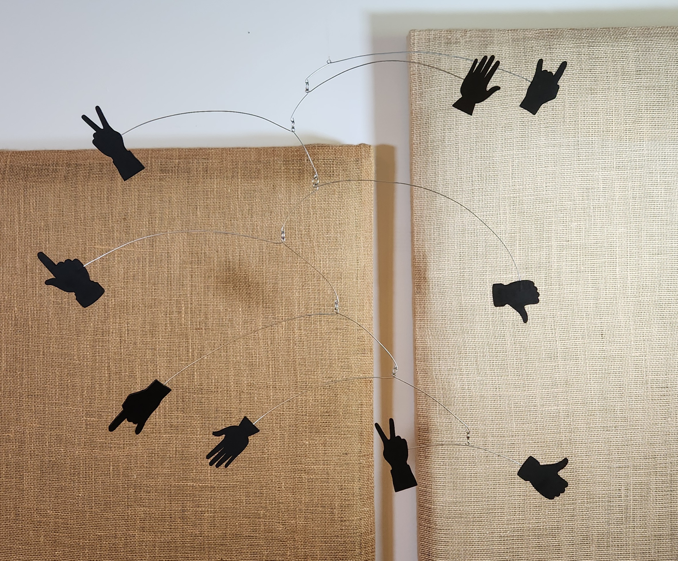 The "Lenda Hand" Hanging Mobile