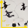 "Company of Witches" Hanging Mobile