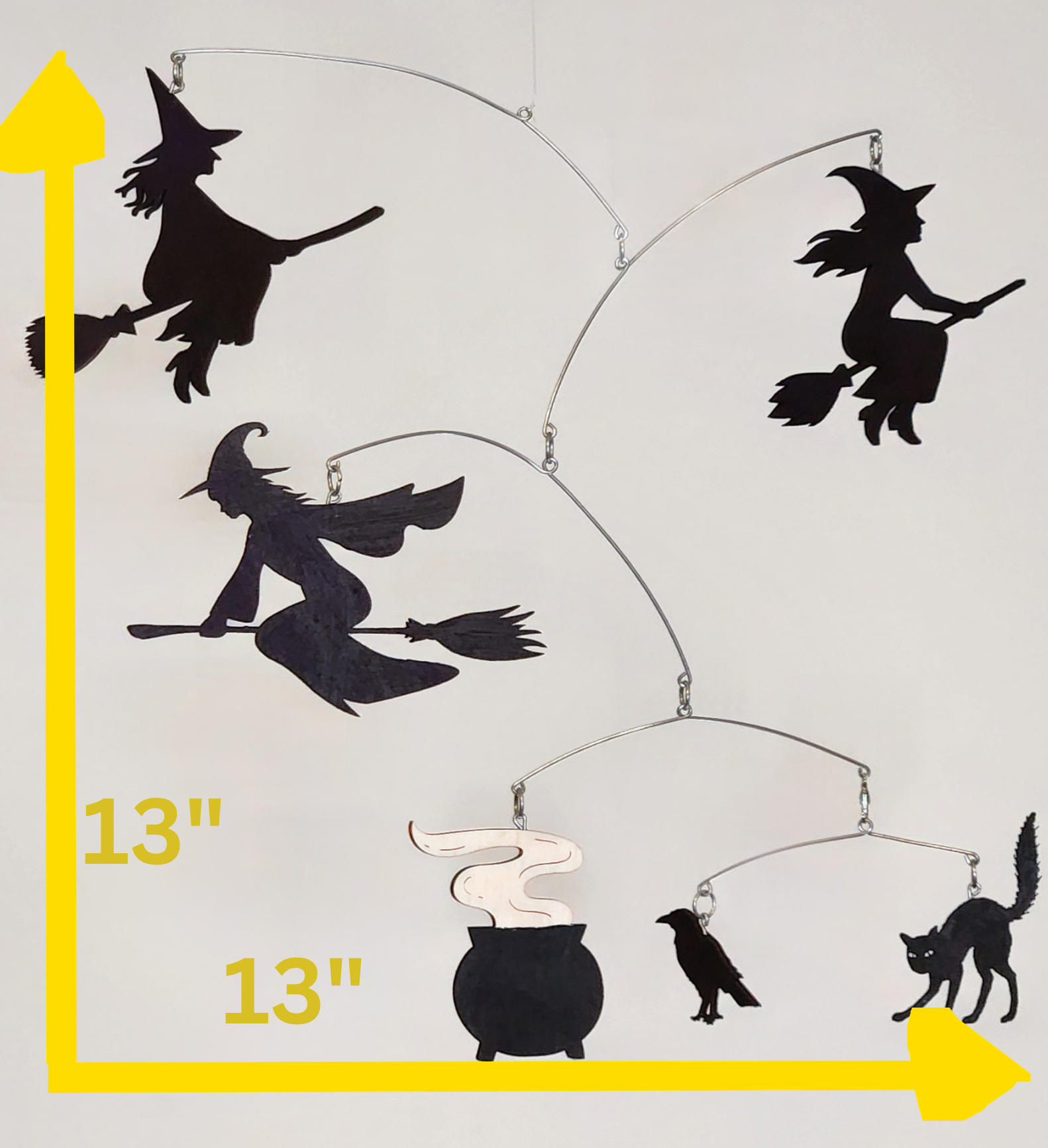 "Company of Witches" Hanging Mobile