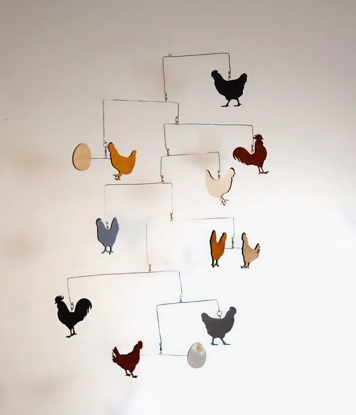 The "Chicken Run" Hanging Mobile