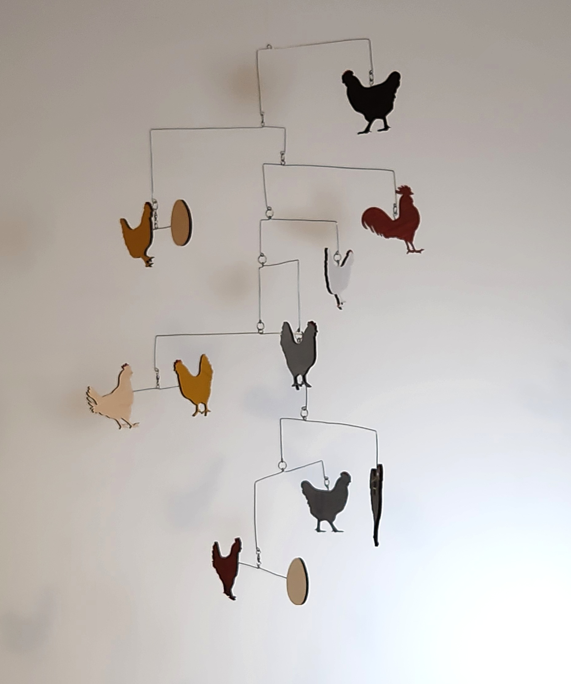 The "Chicken Run" Hanging Mobile