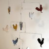 The "Chicken Run" Hanging Mobile