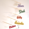 The "Family Names" Hanging Mobile