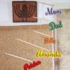 The "Family Names" Hanging Mobile