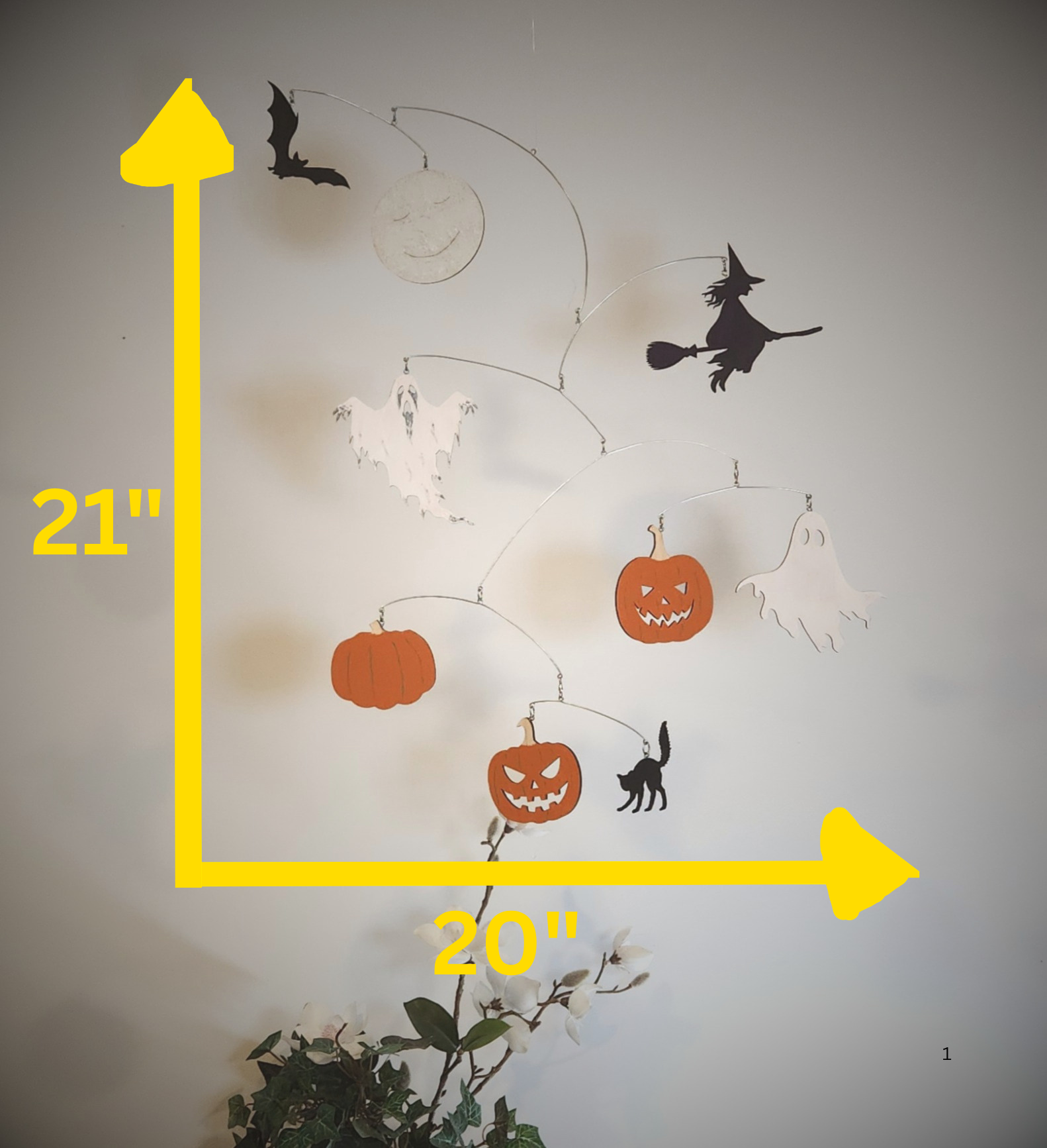 The "Moon Over Halloween" Hanging Mobile