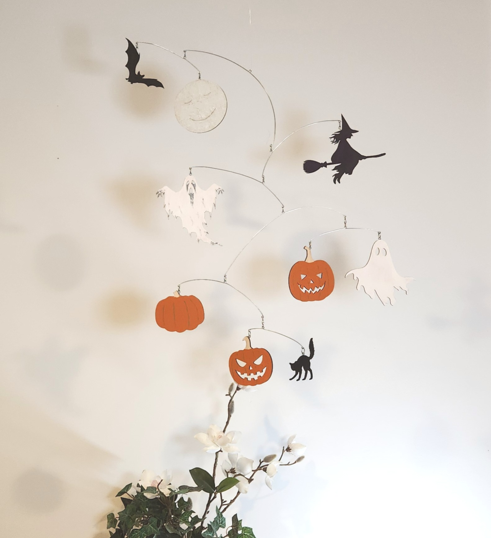 The "Moon Over Halloween" Hanging Mobile