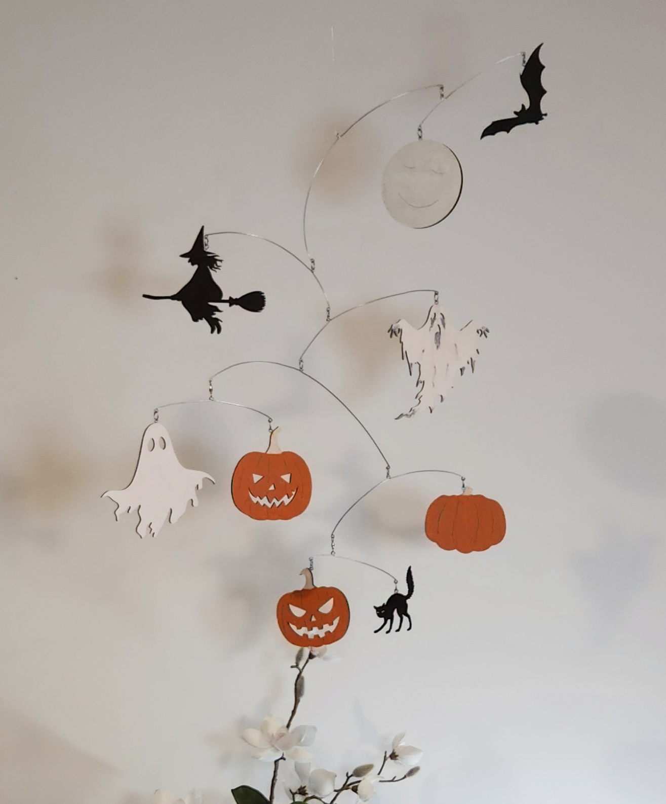The "Moon Over Halloween" Hanging Mobile