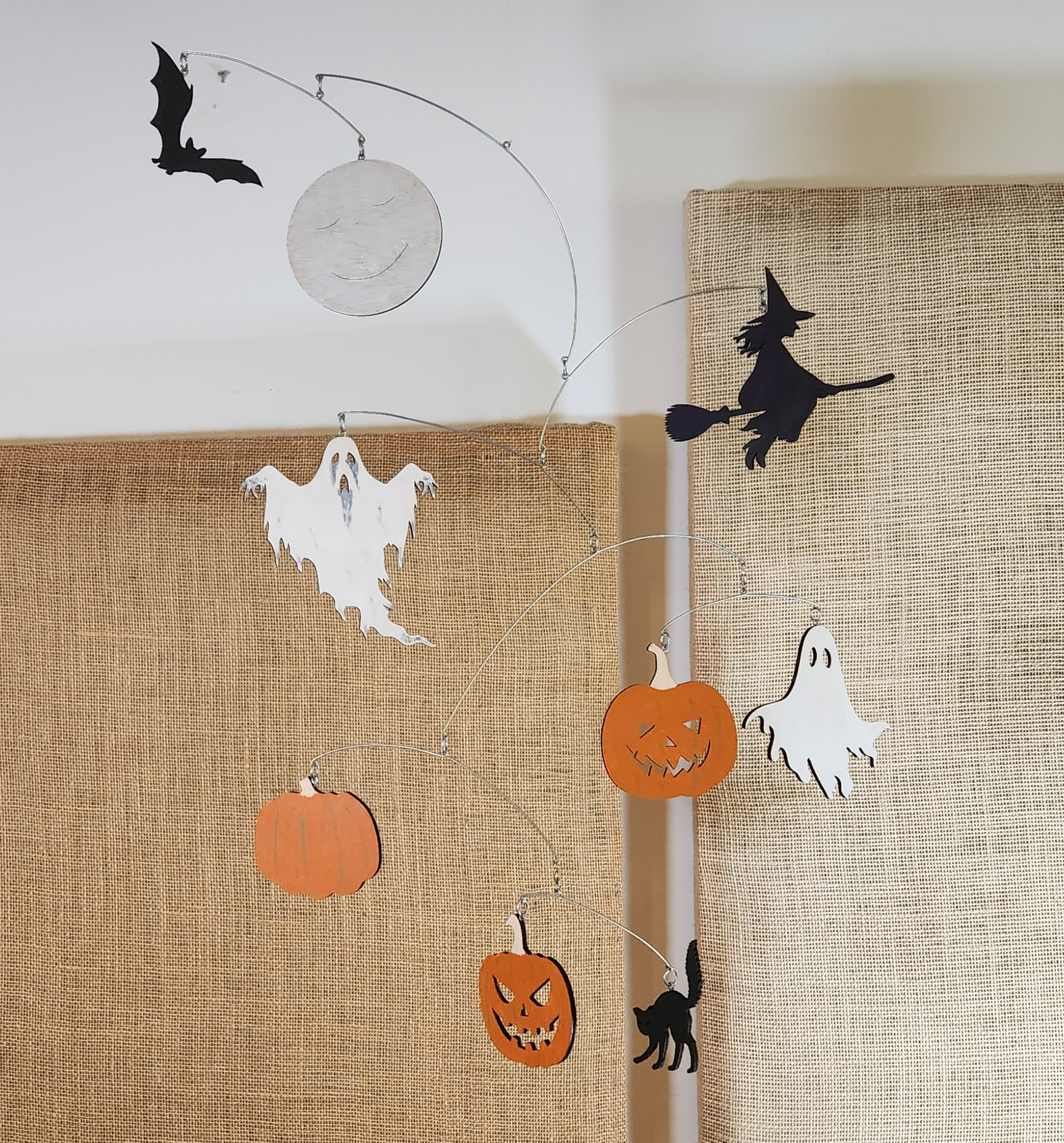 The "Moon Over Halloween" Hanging Mobile