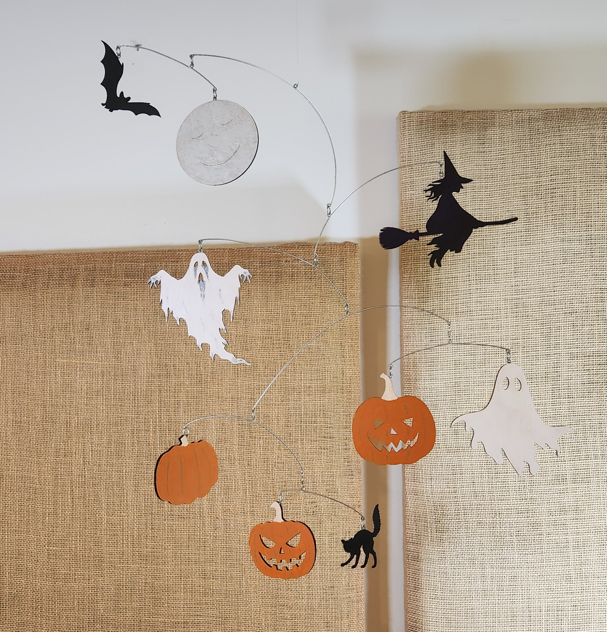 The "Moon Over Halloween" Hanging Mobile