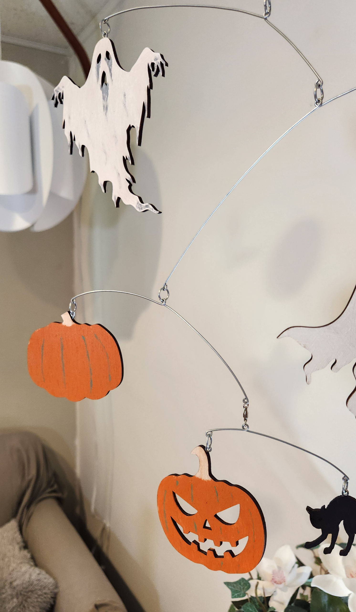 The "Moon Over Halloween" Hanging Mobile