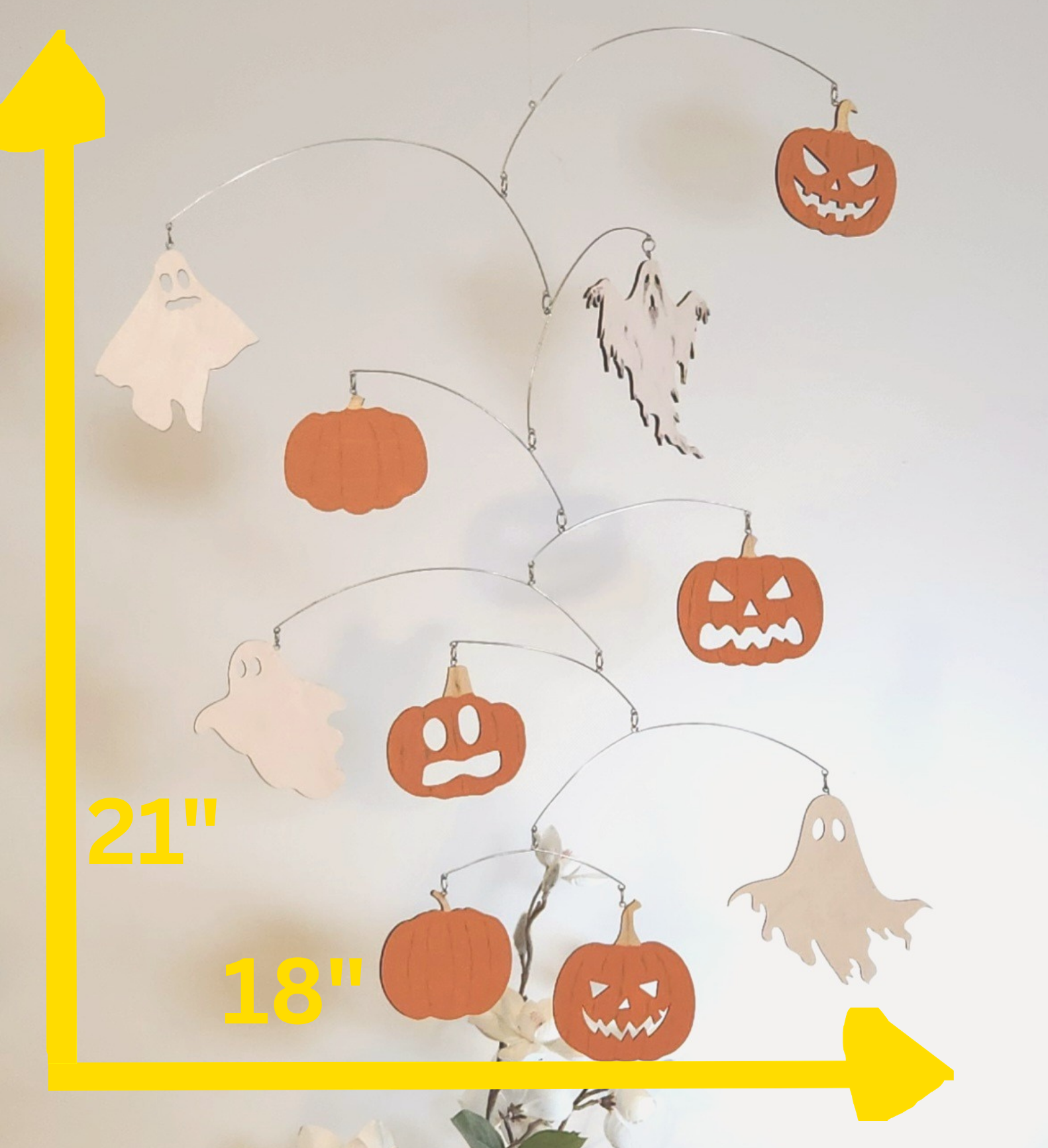 The "Haunted Pumpkin Patch" Hanging Mobile