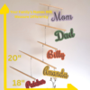The "Family Names" Hanging Mobile