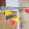 The "Hearts & Triangles" Hanging Mobile