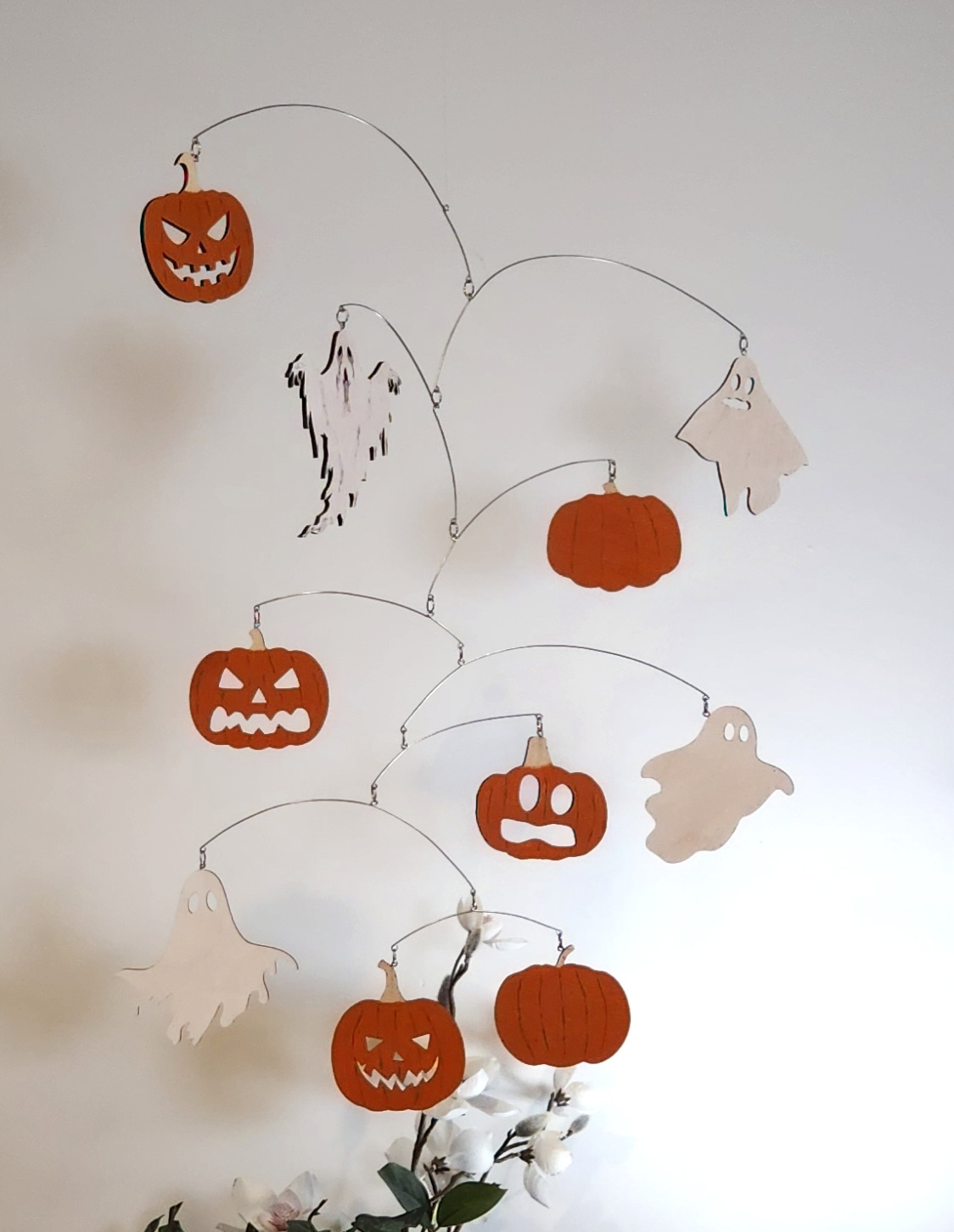 The "Haunted Pumpkin Patch" Hanging Mobile