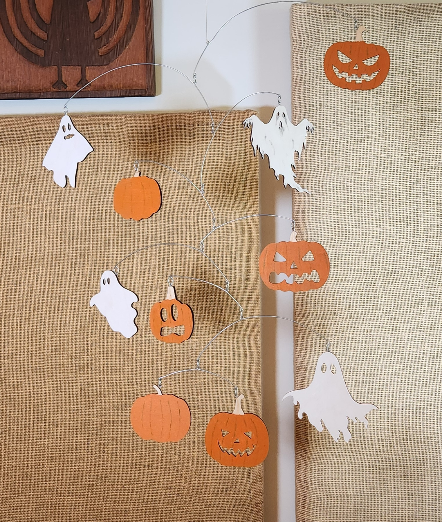 The "Haunted Pumpkin Patch" Hanging Mobile