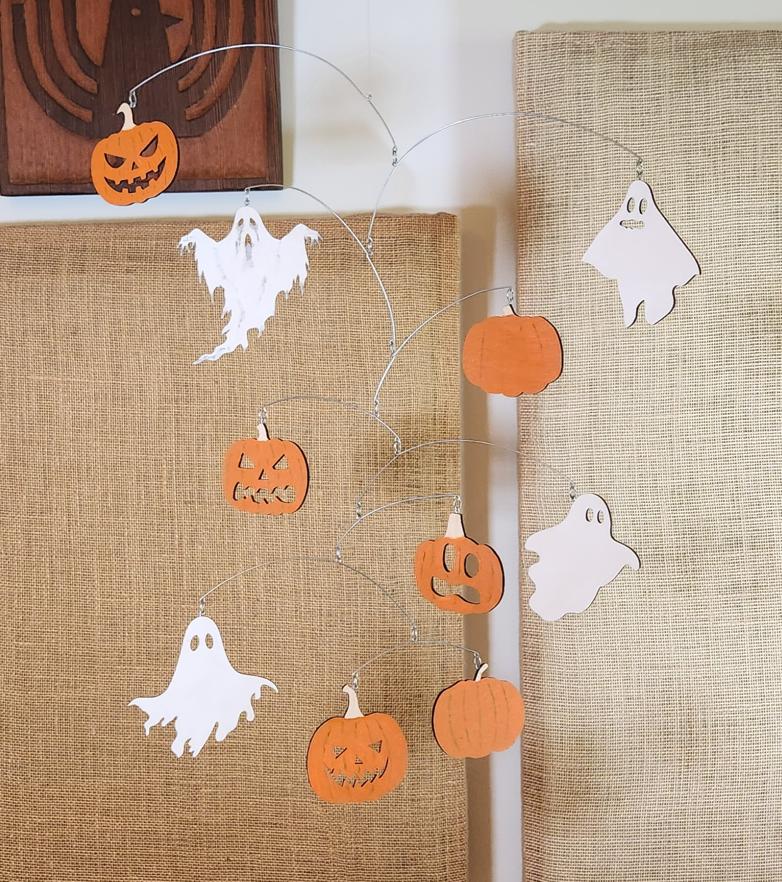 The "Haunted Pumpkin Patch" Hanging Mobile